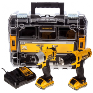 Drill & Slagtrekker Sett - 12v Batteri